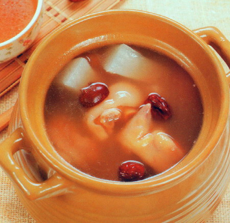白萝卜红枣汤图片