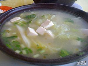 砂锅豆腐海米