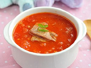 番茄猪肝浓汤