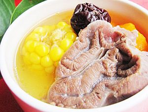粟米牛碾汤