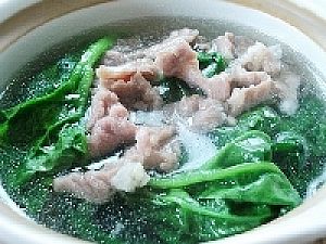 木耳菜瘦肉汤