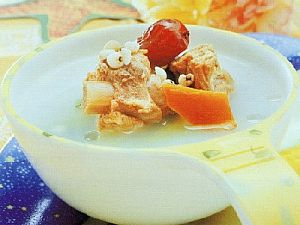 排骨薏米黄瓜汤