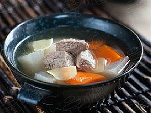 生姜萝卜羊肉汤