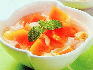 百合木瓜汤