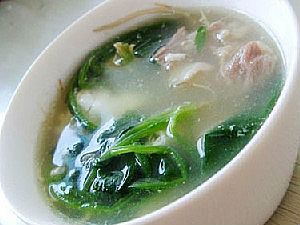 菠菜瘦肉汤