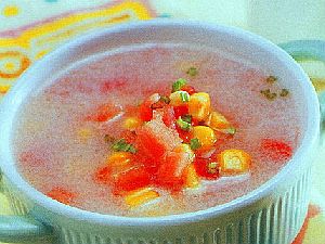 玉米番茄汤