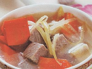 黄芪豆芽牛肉汤