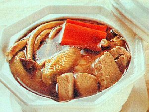 杂菌萝卜炖鸡汤
