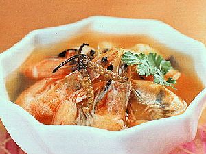 (1)虫草杜仲炖海虾